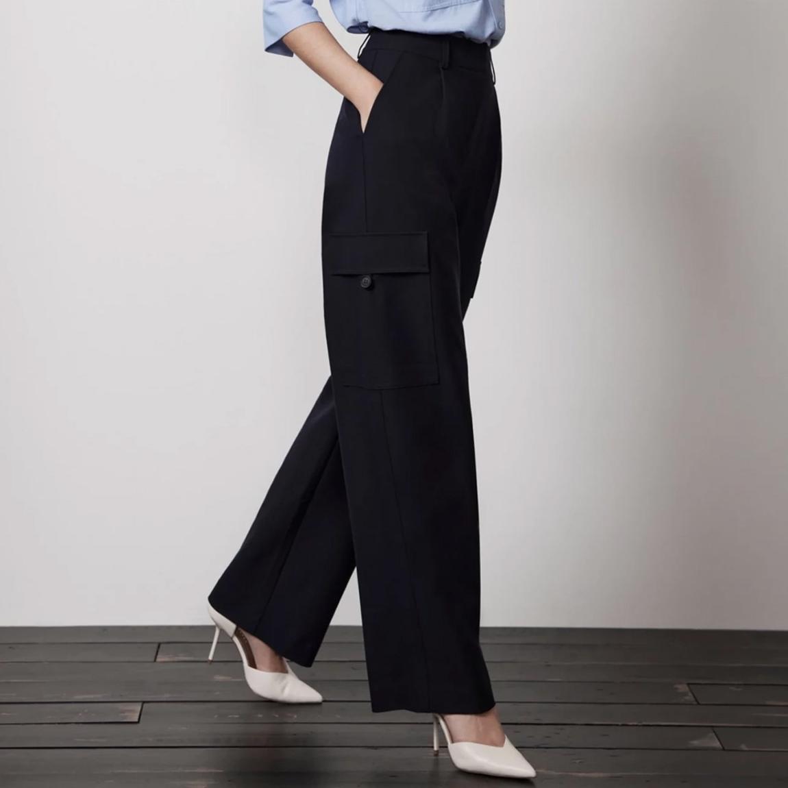 Navy Cargo Trousers main product photo