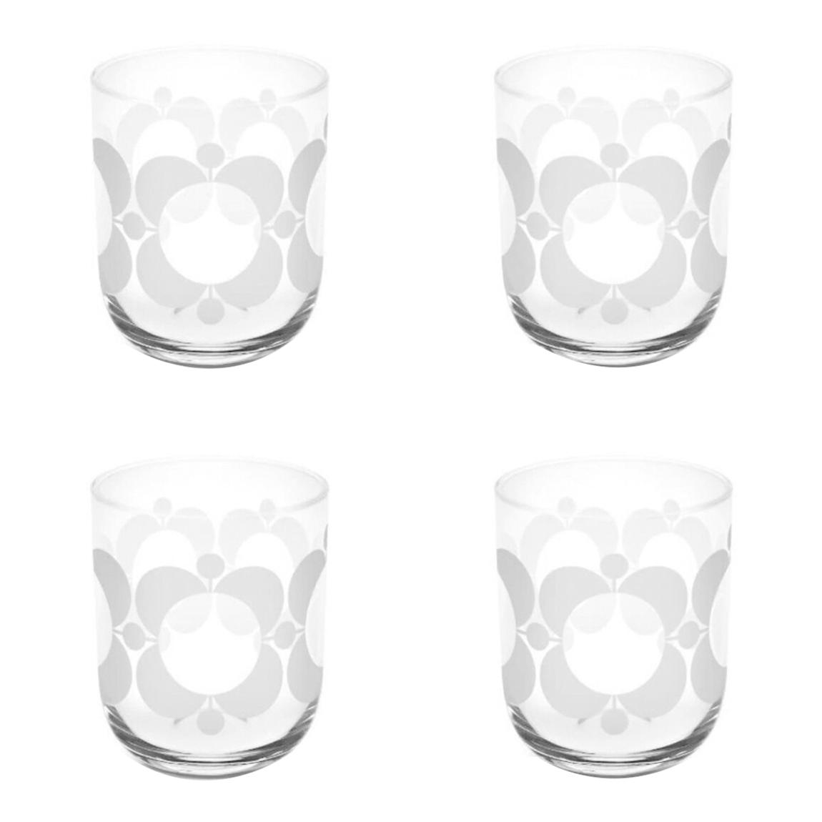 Set of 4 Atomic Flower Water Glass main product photo