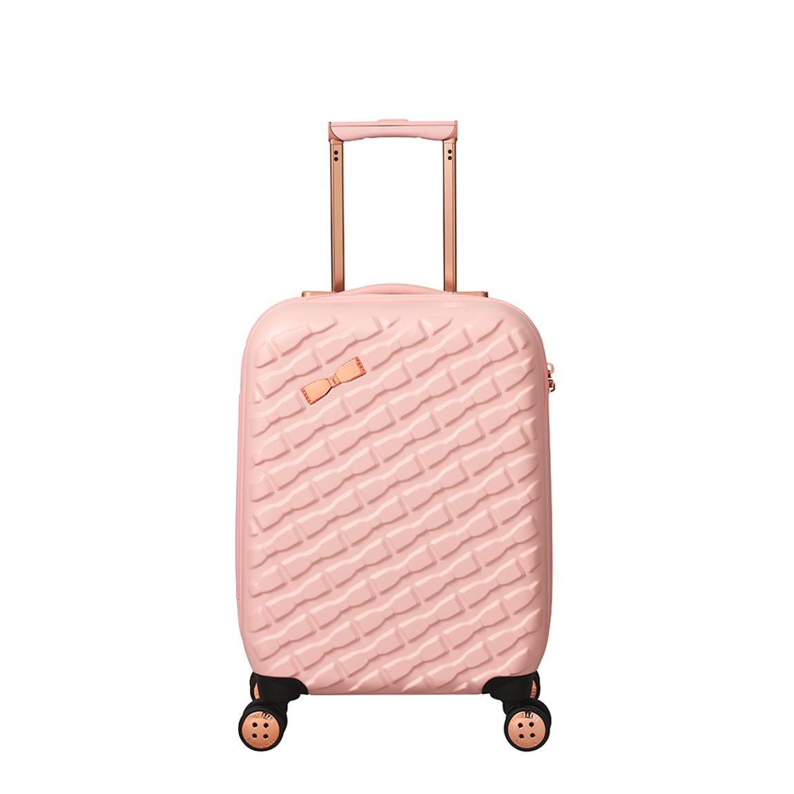 Pink Belle 4 Wheel Cabin Suitcase main product photo