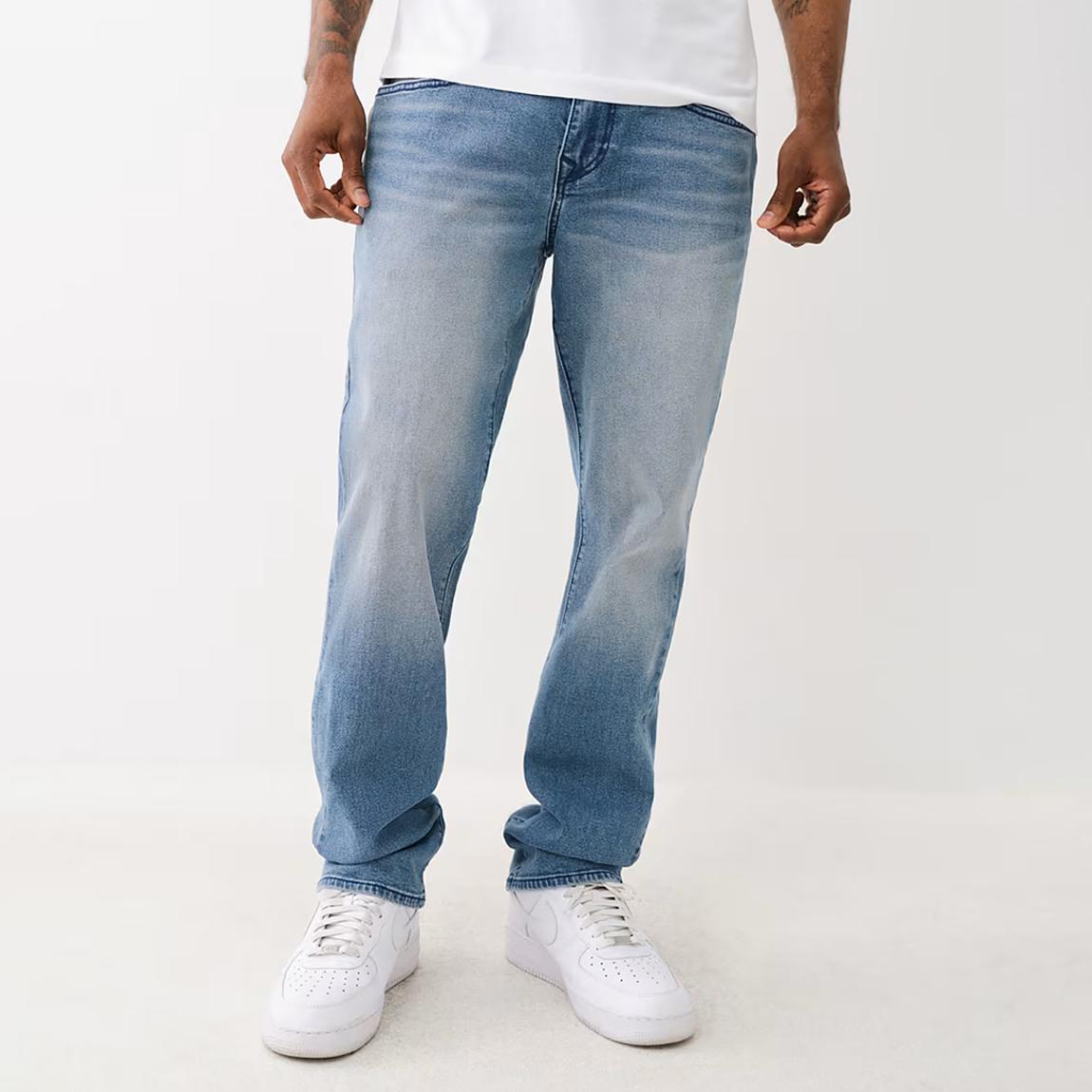 Light Wash Ricky Straight Stretch Jeans main product photo