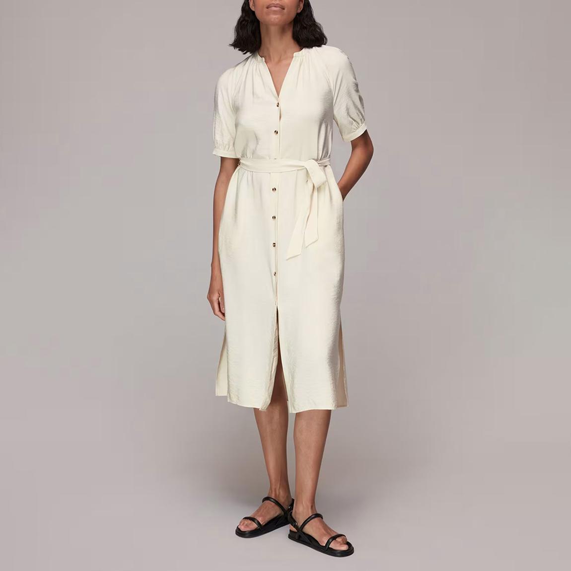 Cream Olivia Midi Dress main product photo