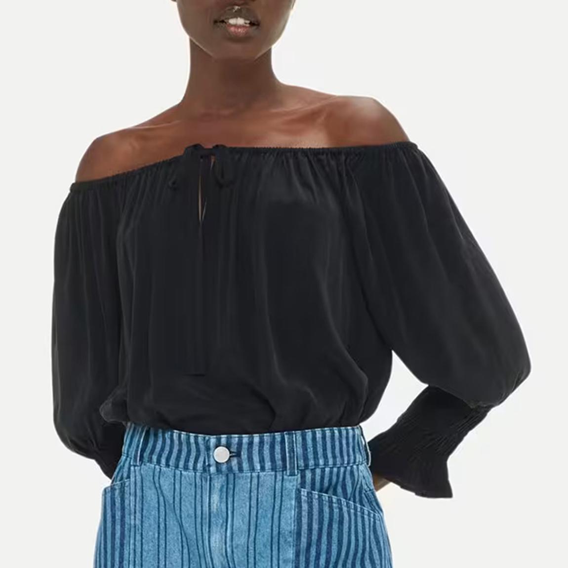 Black Winoa Off Shoulder Top main product photo