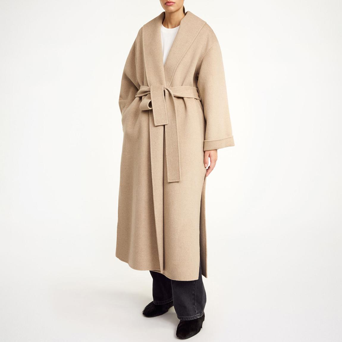 Grey Brown Trullem Wool Coat main product photo