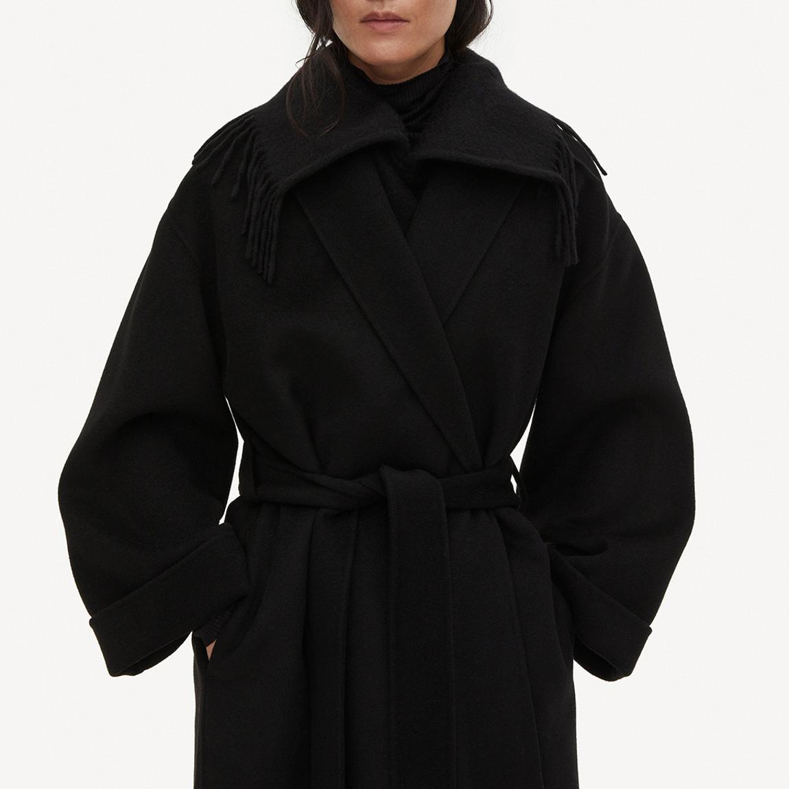 Black Trullas Wool Coat main product photo