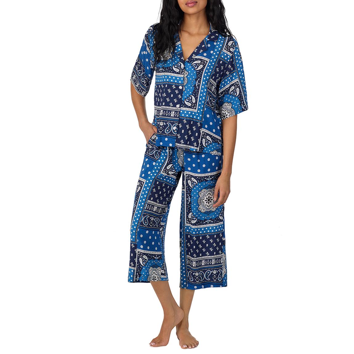 Blue Cropped Pyjama Set main product photo