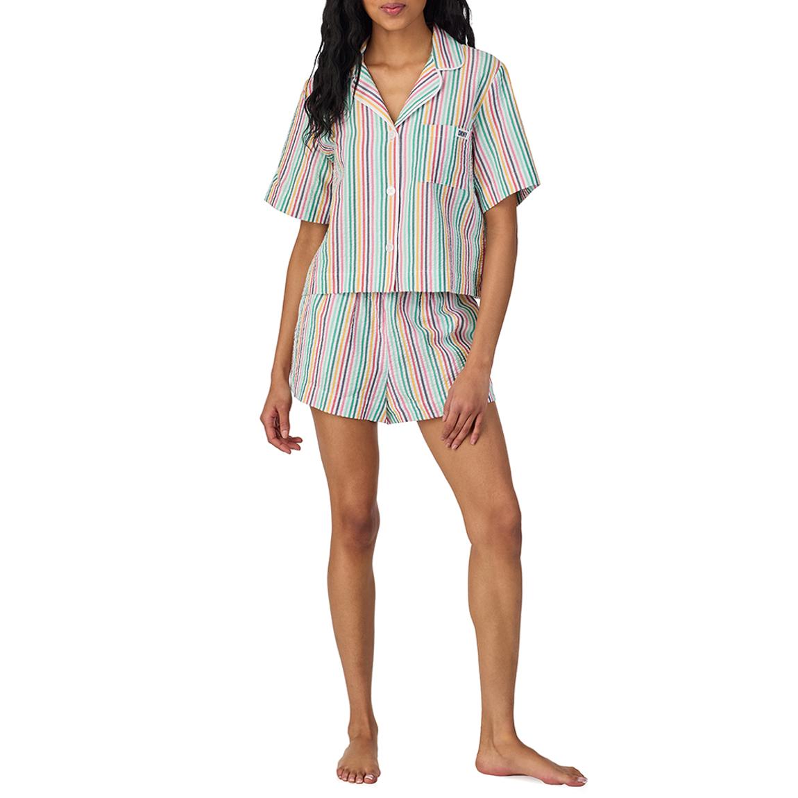 Multi Stripe Boxer Pyjama Set main product photo