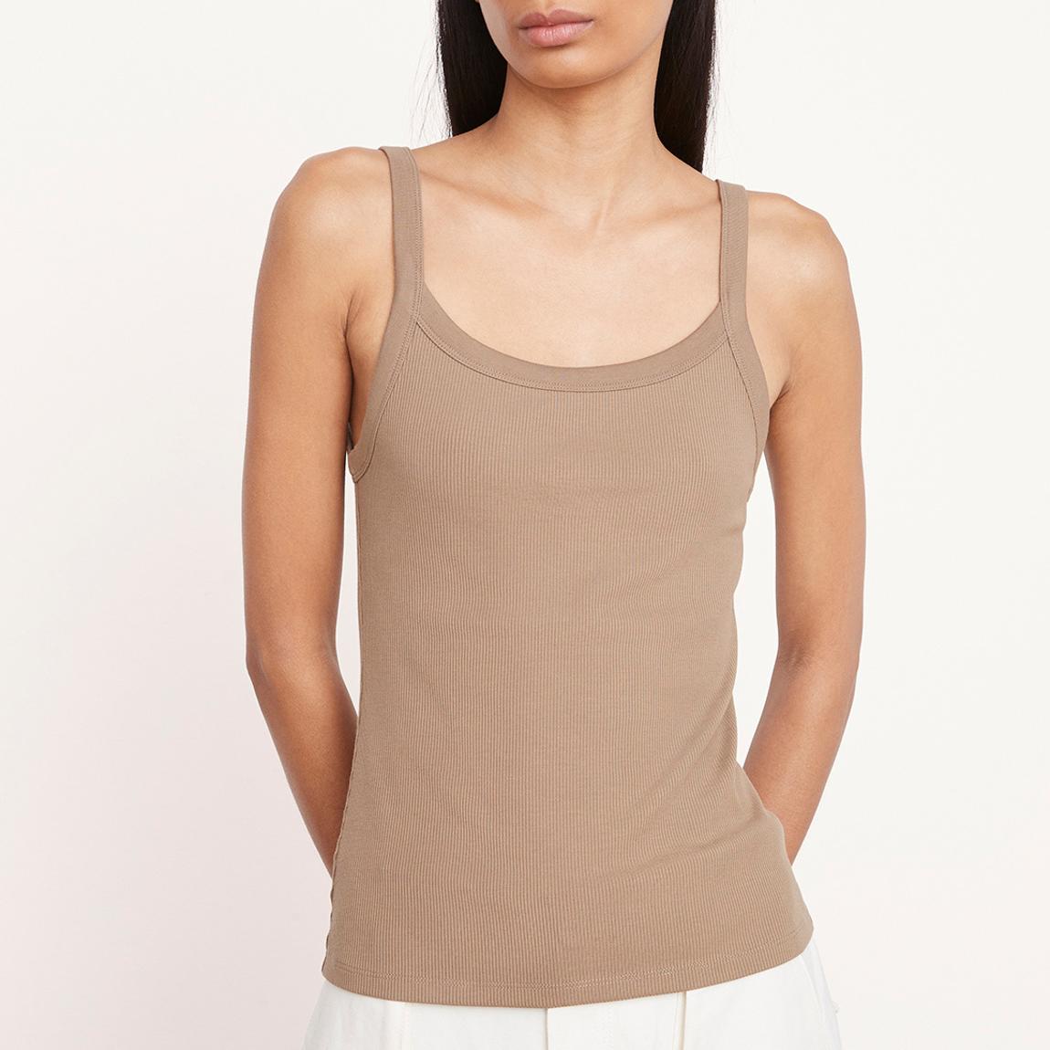 Beige Scoop Tank main product photo