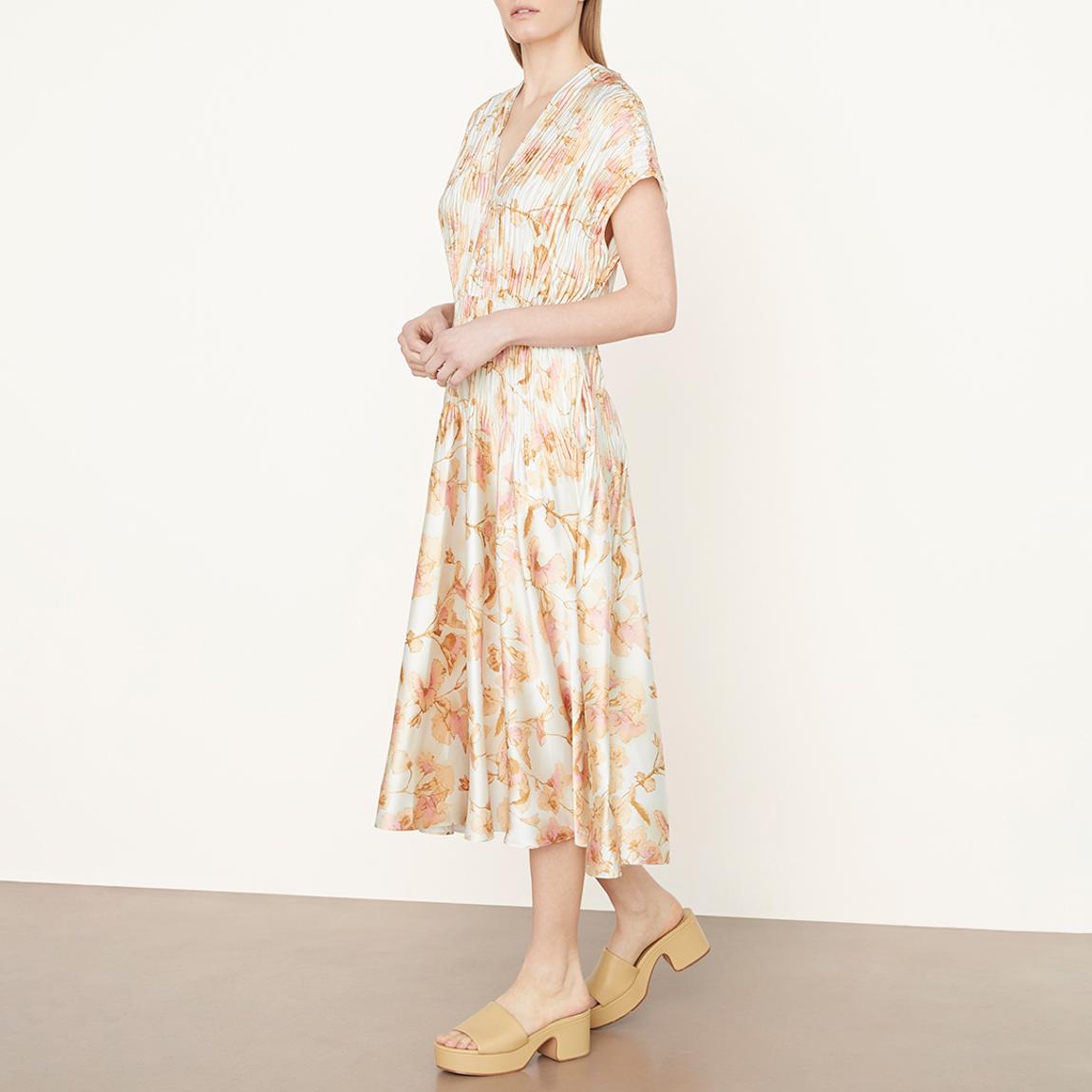 Floral Crushed Cap Dress main product photo