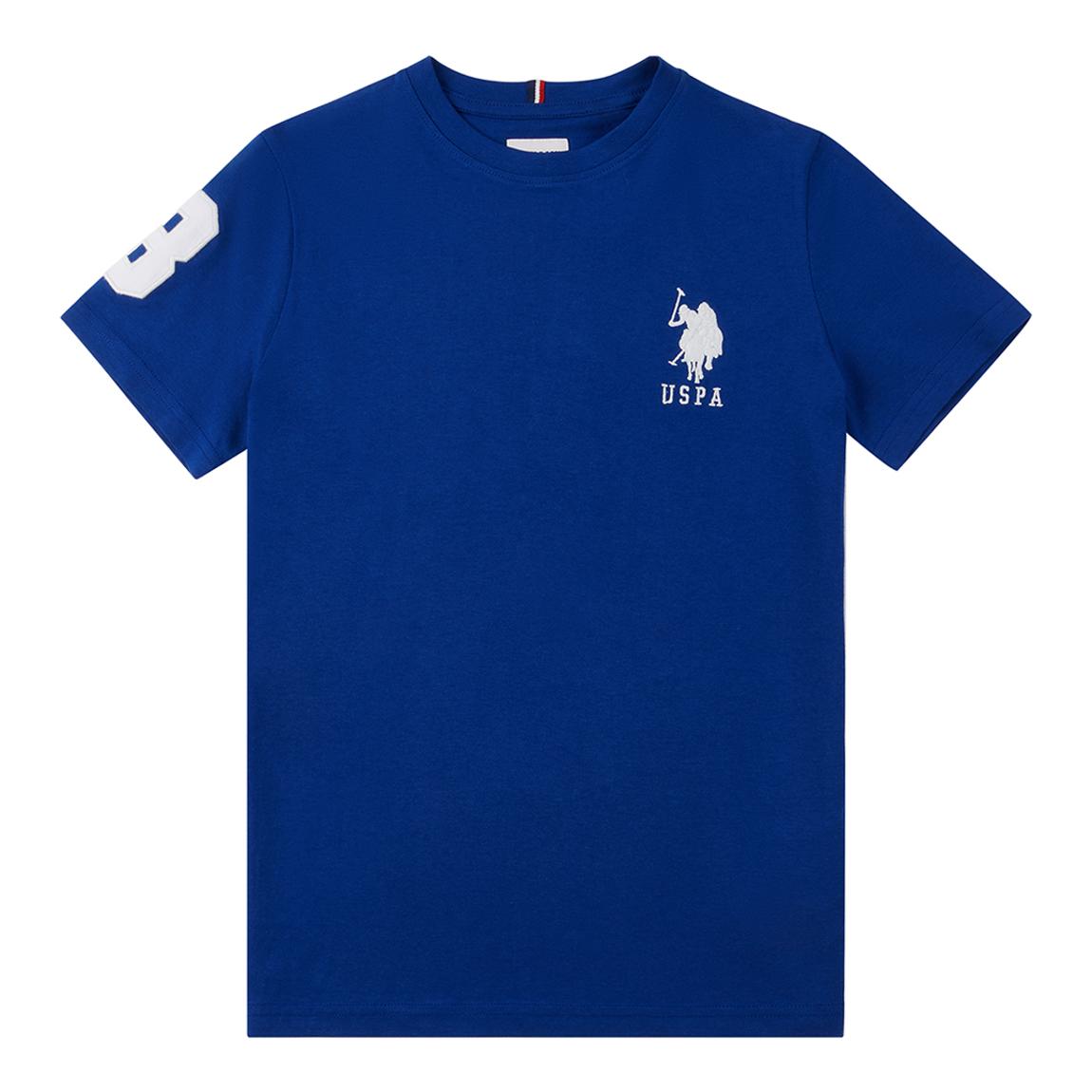 Boy's Royal Blue Player 3 Cotton T-Shirt main product photo
