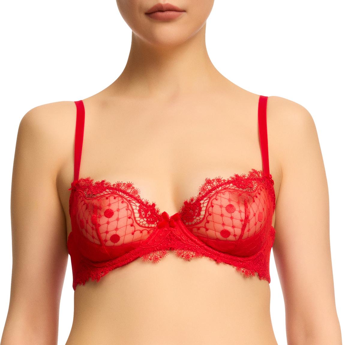 Red Vedette Underwire Bra main product photo