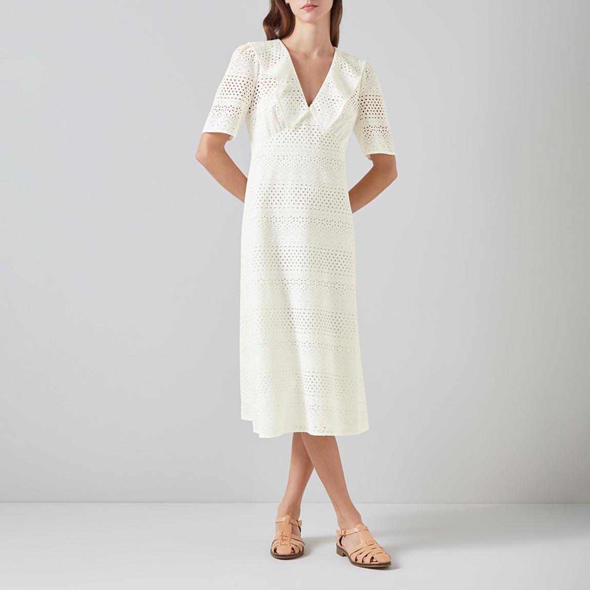 Cream Ella Dress main product photo