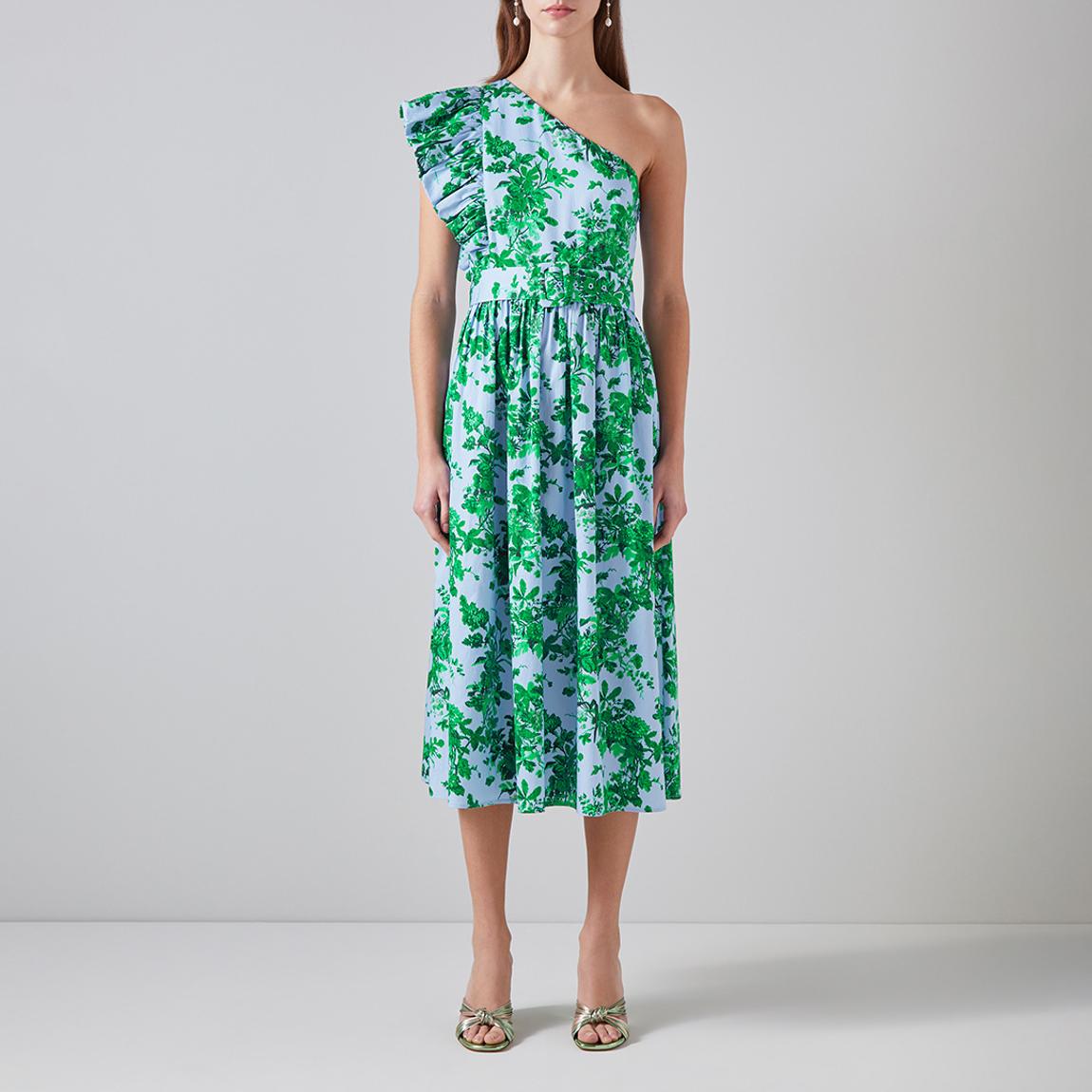 Green Cotton Maud Dress main product photo