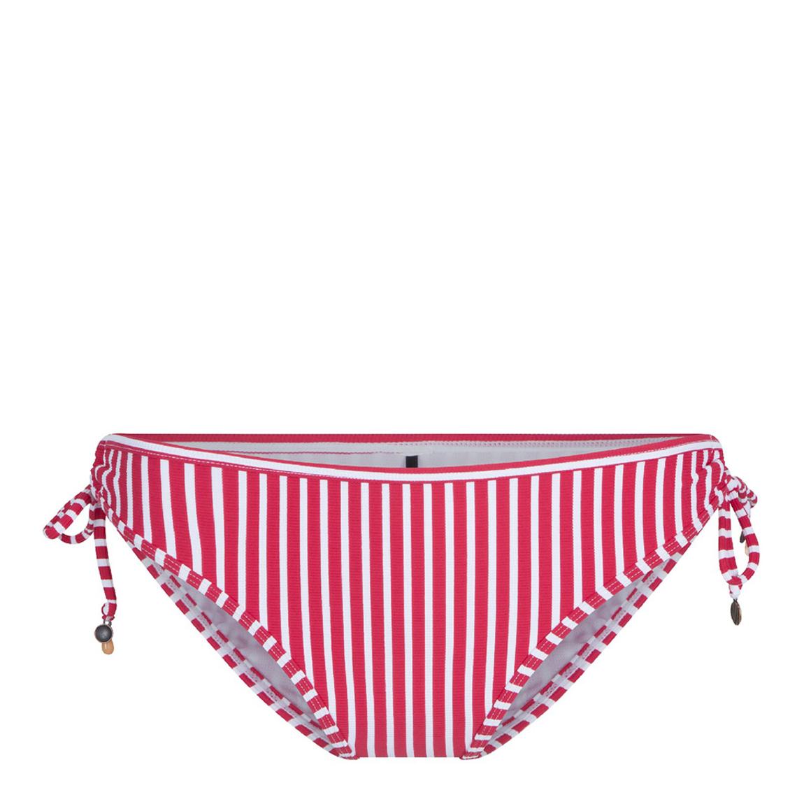 Red Stripe Tie-Side Bikini Brief main product photo