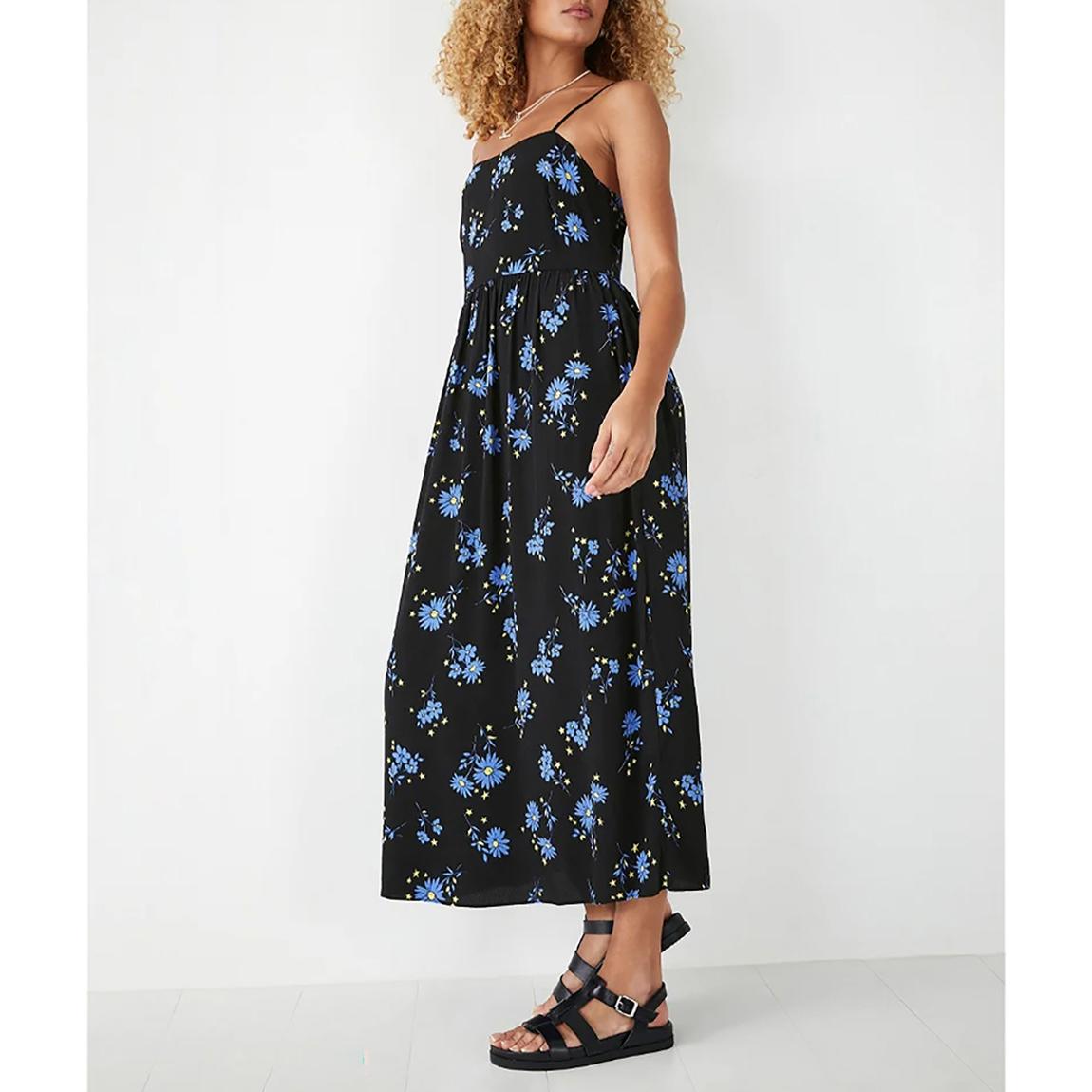 Black Ameila Midi Dress main product photo