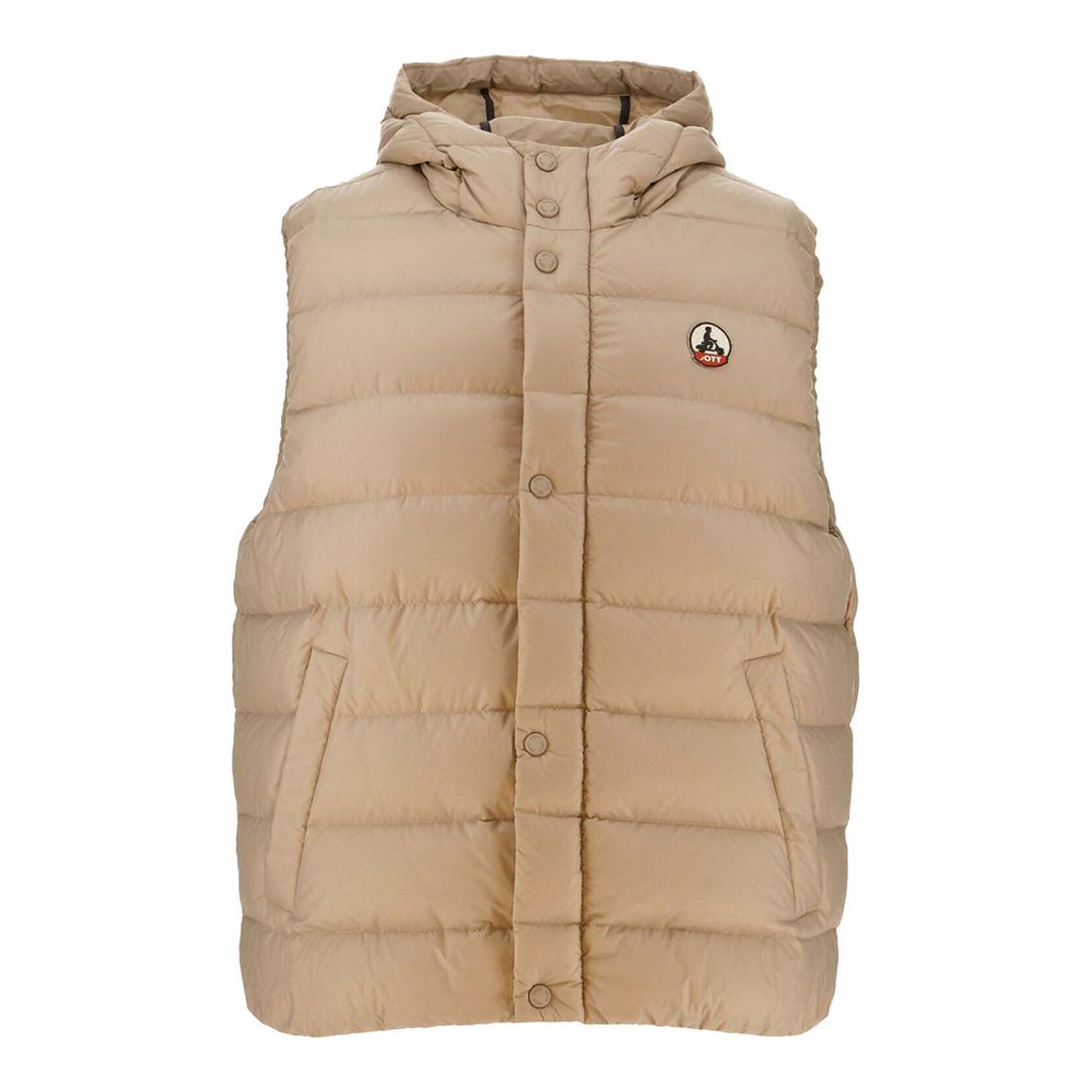 Beige Michael Lightweight Gilet main product photo