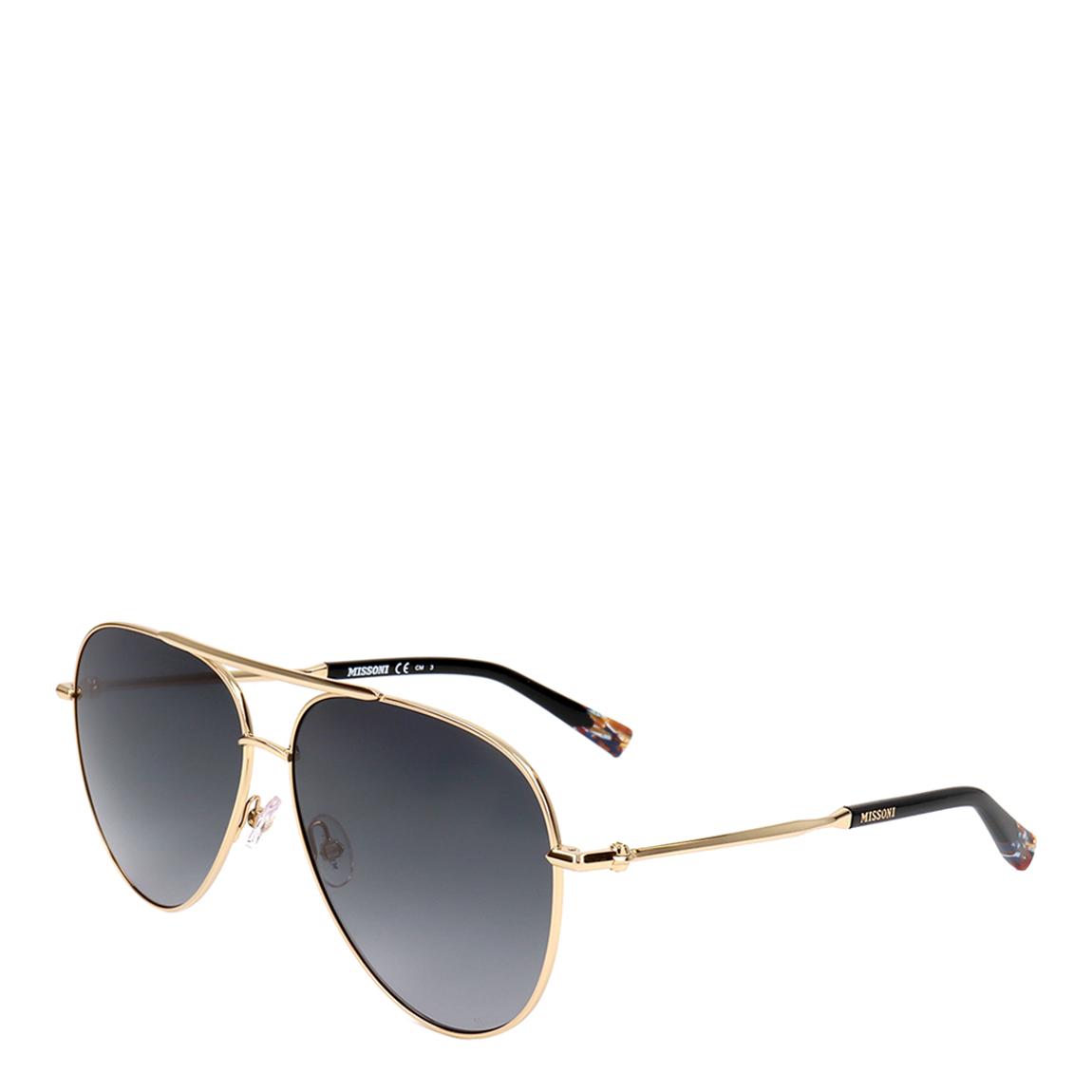 Rose Gold Aviator Sunglasses 60mm main product photo