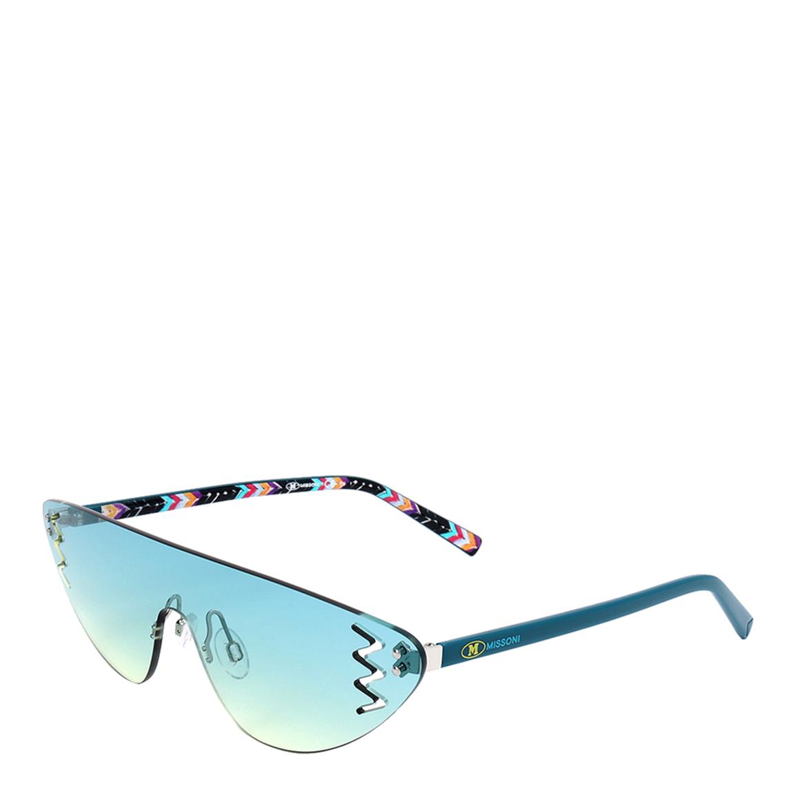 Teal Cresent Sunglasses 99mm main product photo