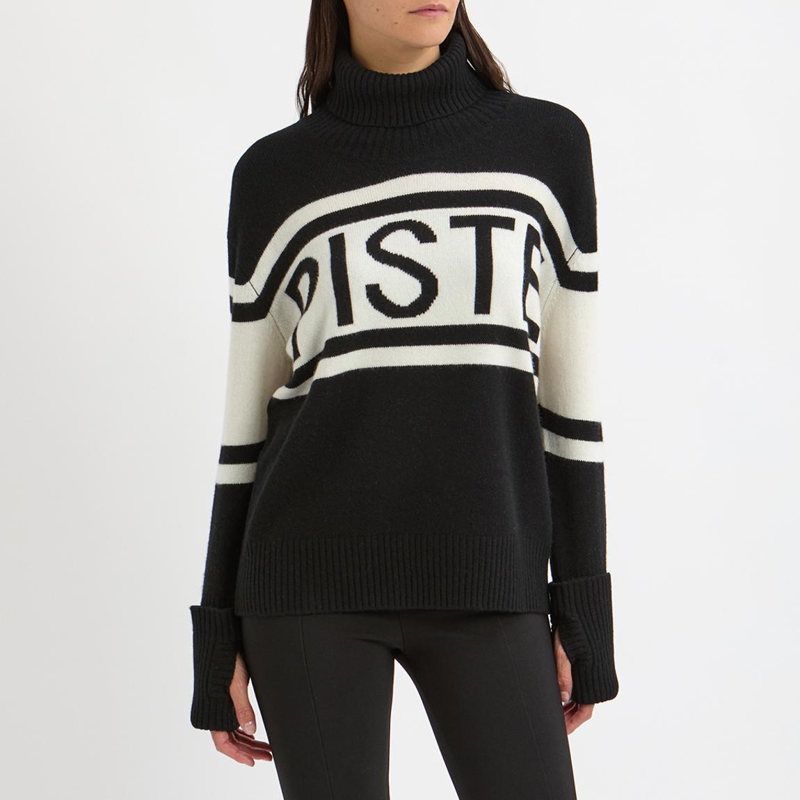 Black Cashmere Blend Piste Jumper main product photo