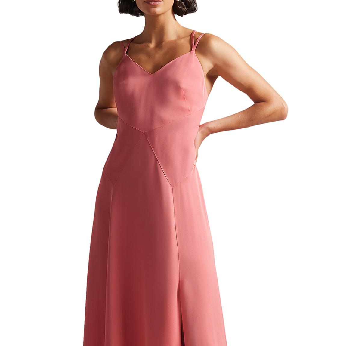Pink Odinne Asymmetric Hem Dress main product photo