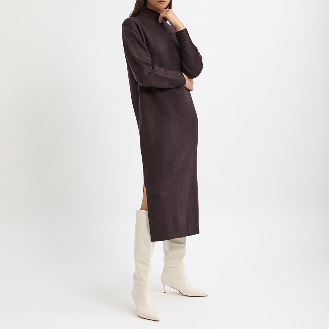 Brown Wool Knit Dress main product photo