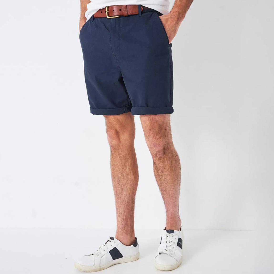 Navy Bermuda Cotton Short main product photo