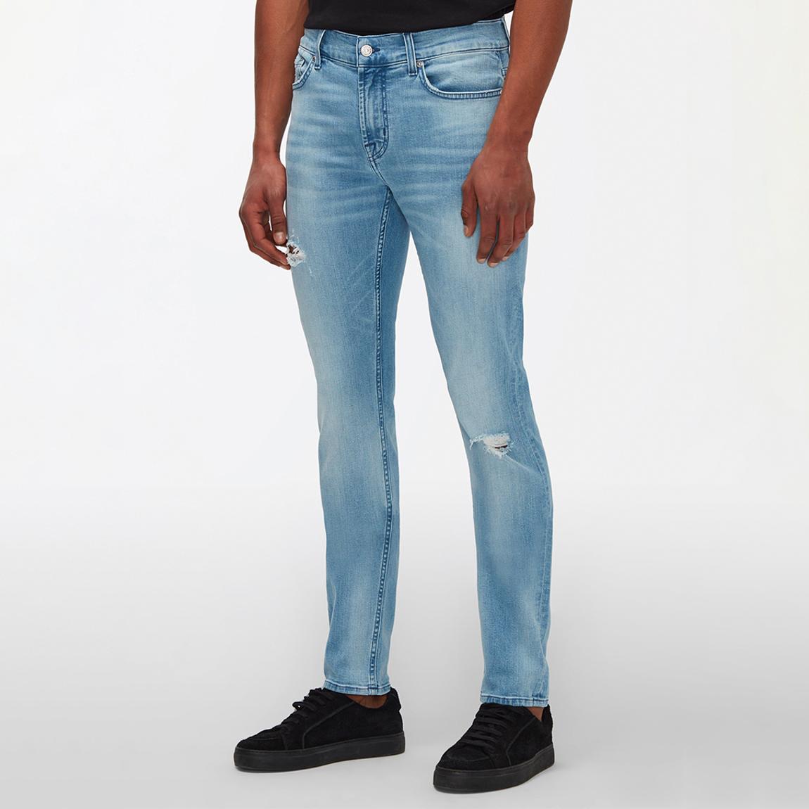 Light Blue Ronnie Skinny Stretch Jeans main product photo