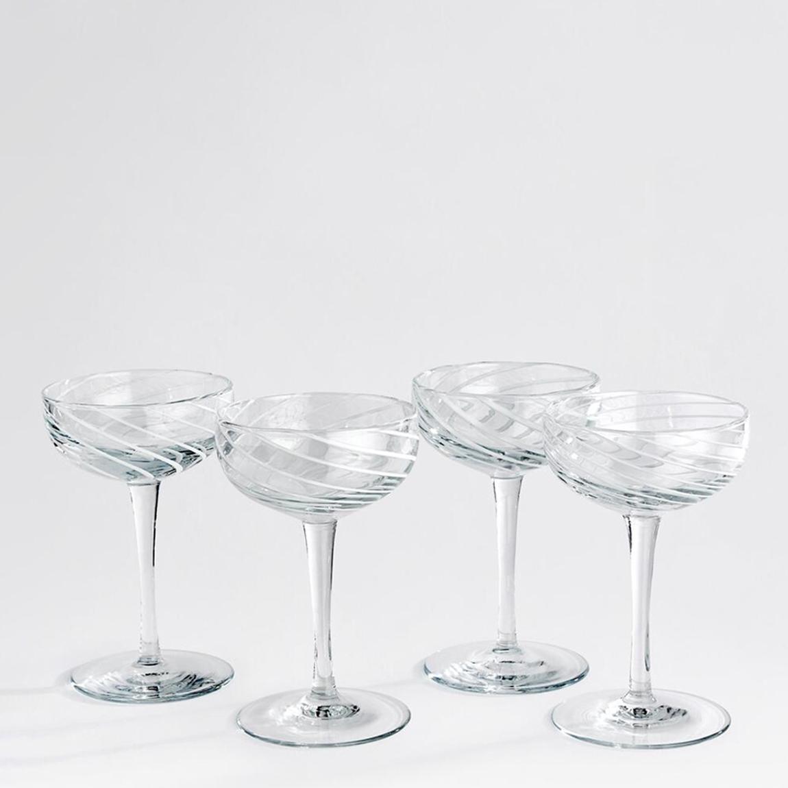 Set of 4 Coletta Coupe Glass main product photo