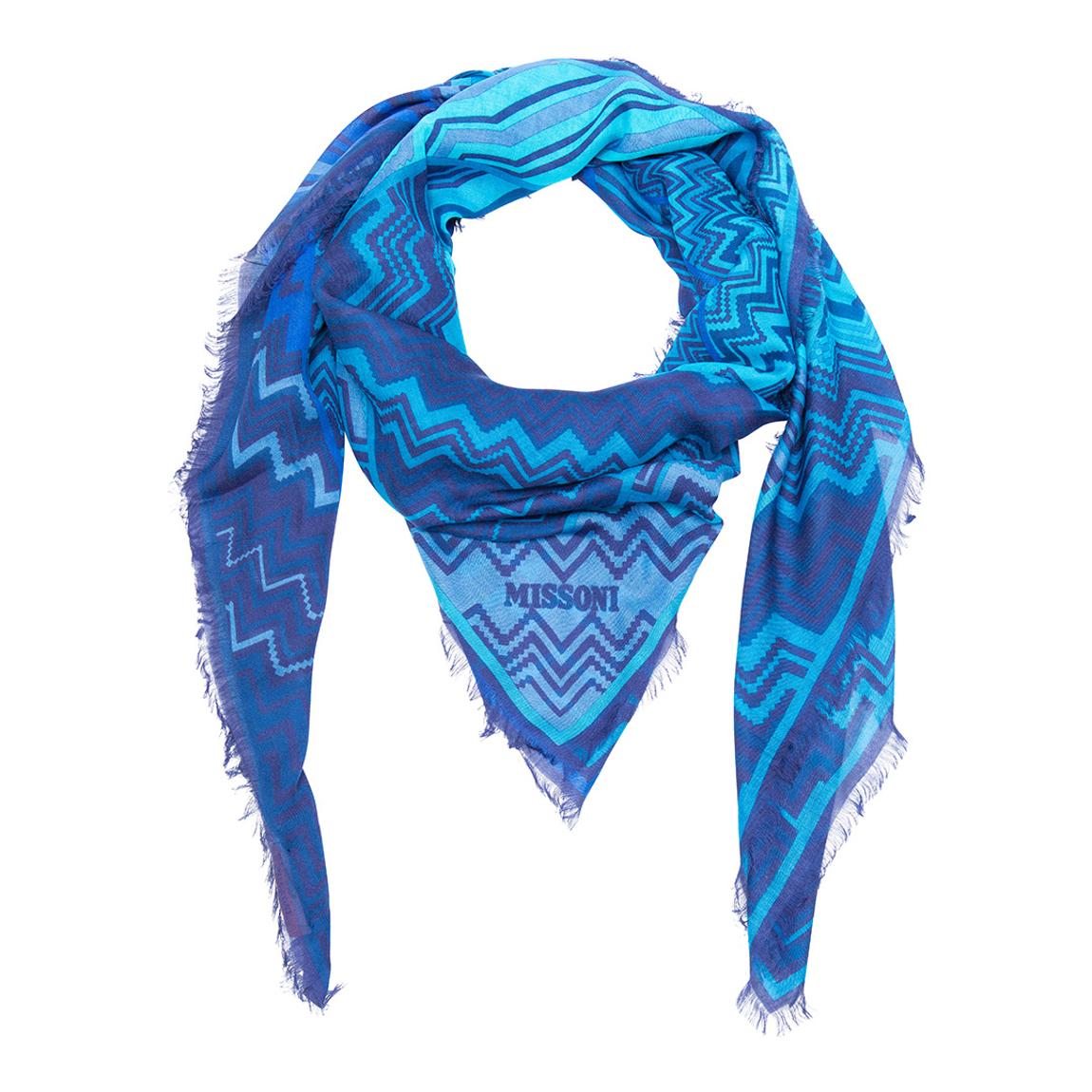 Blue Woven Shawl main product photo