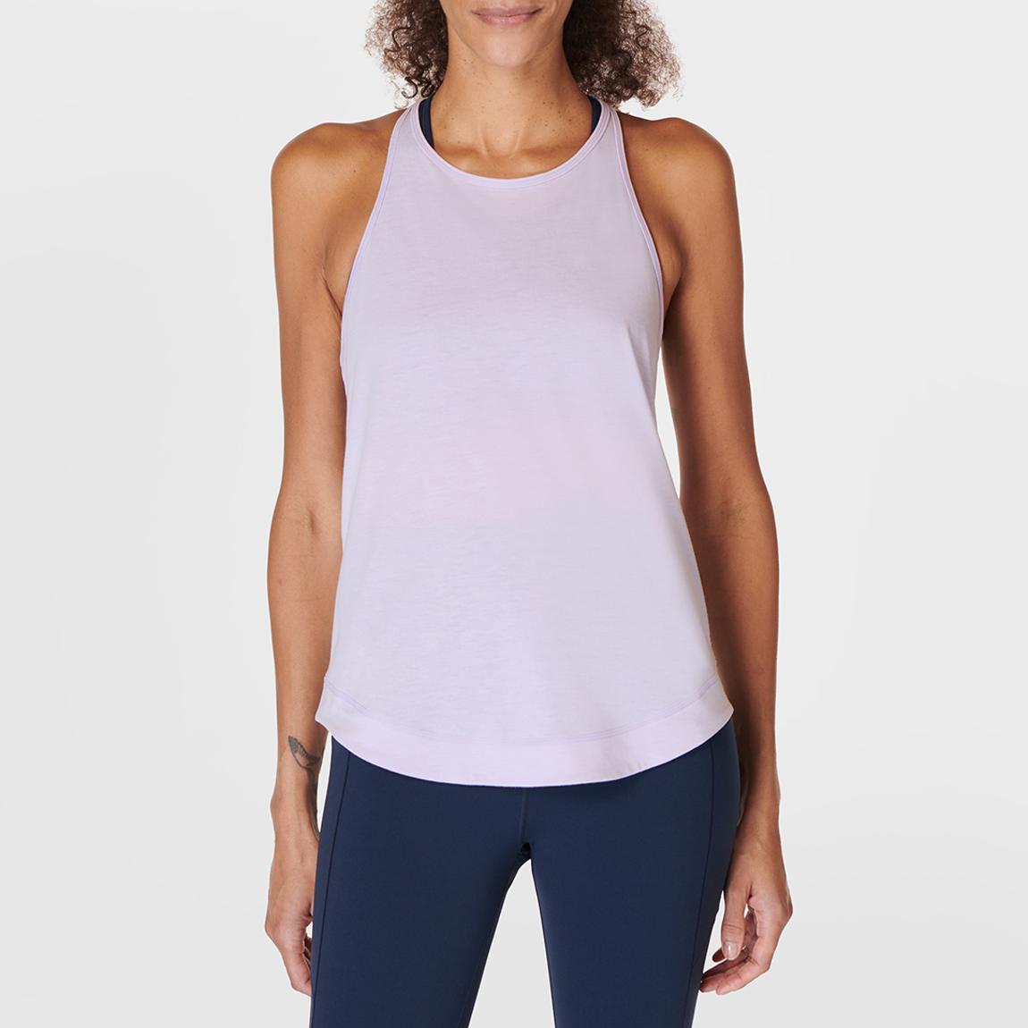 Lavender Breathe Easy Run Tank Top main product photo