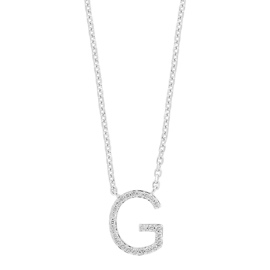 Diamond G Necklace main product photo