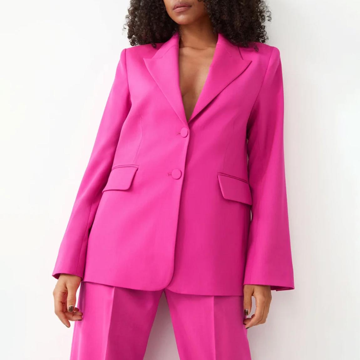 Pink Susana Single Breasted Blazer main product photo