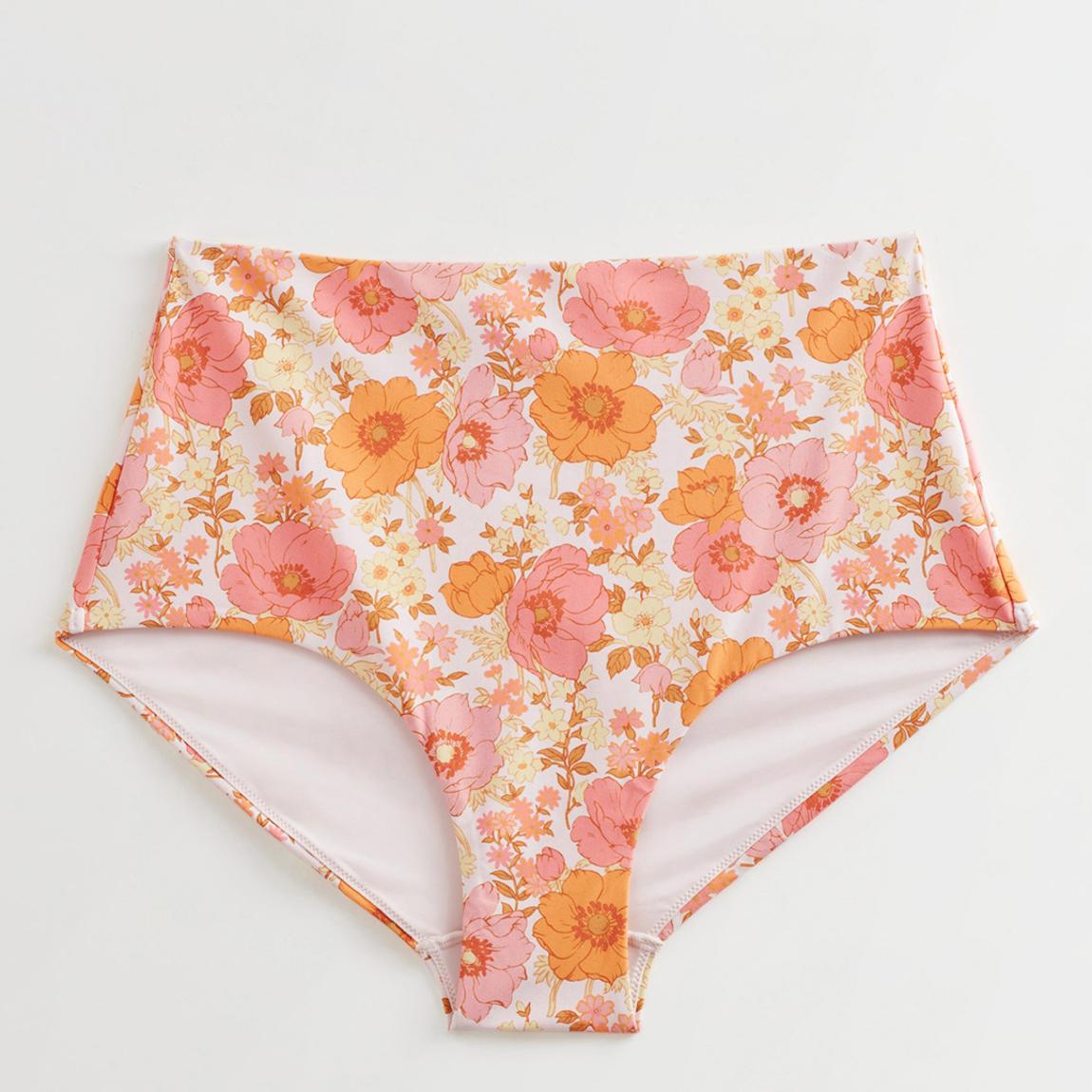 Orange Chevy High Waist Bikini Briefs main product photo