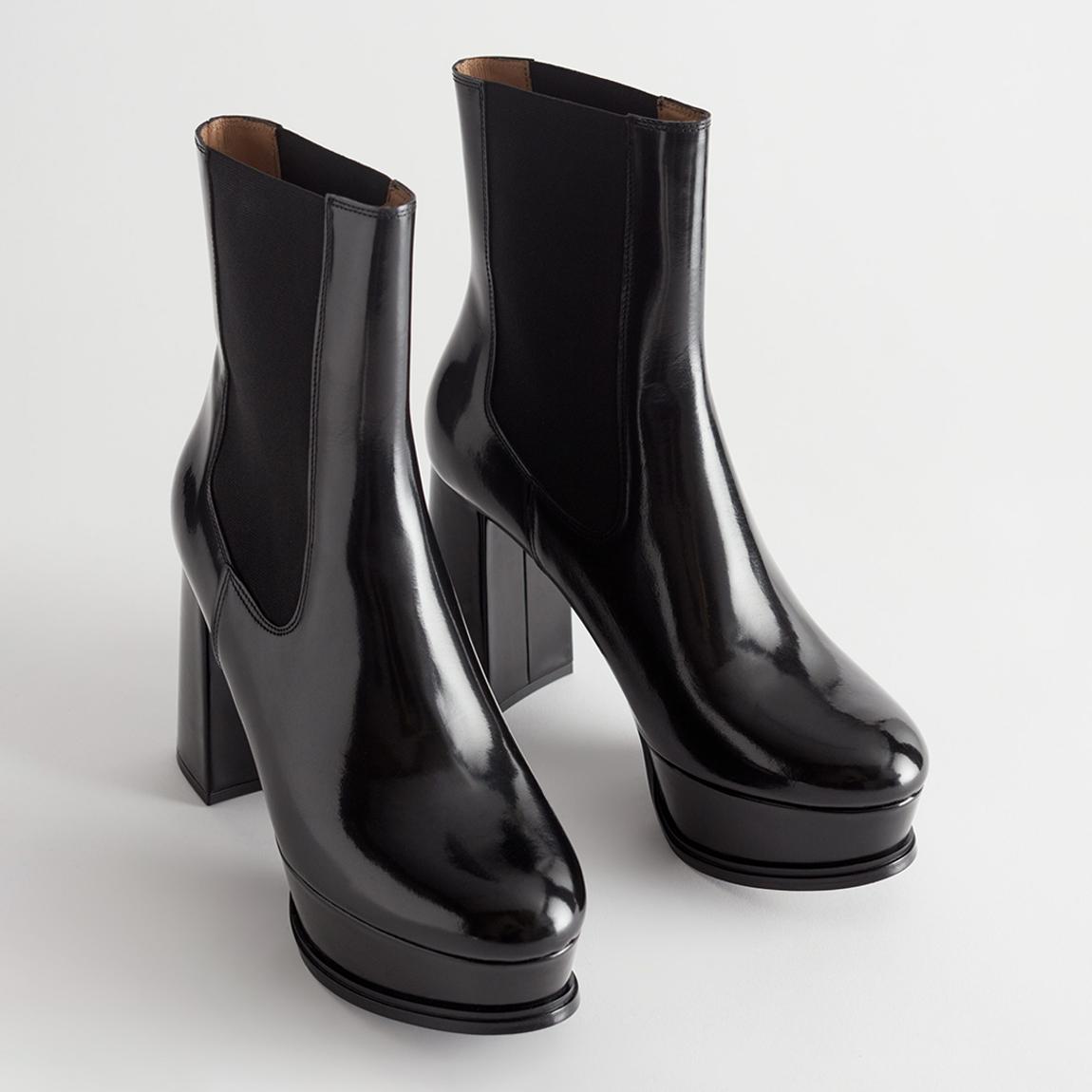 Black Lily Platform Heel main product photo
