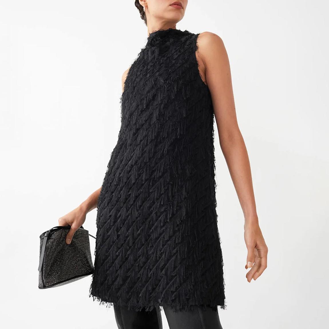 Black Tyne Feather Dress main product photo