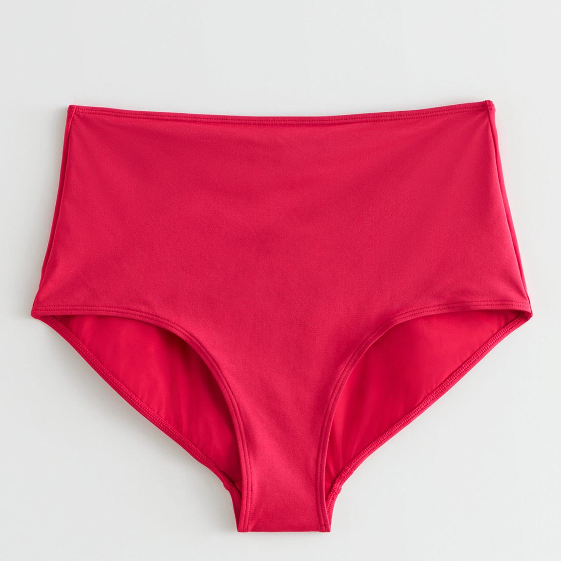 Red Freya Highwaist Bikini Briefs main product photo