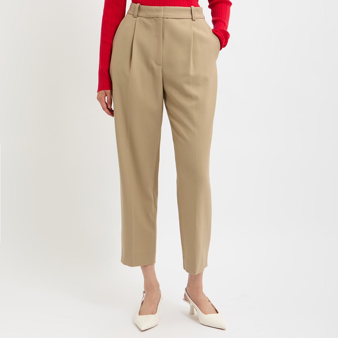 Beige Wool Blend Ben Trousers main product photo
