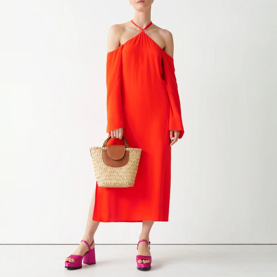 Orange Ingemo Dress main product photo