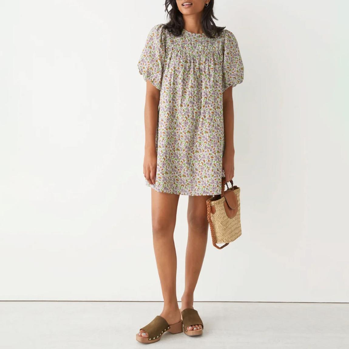White Francoise Cotton Dress main product photo