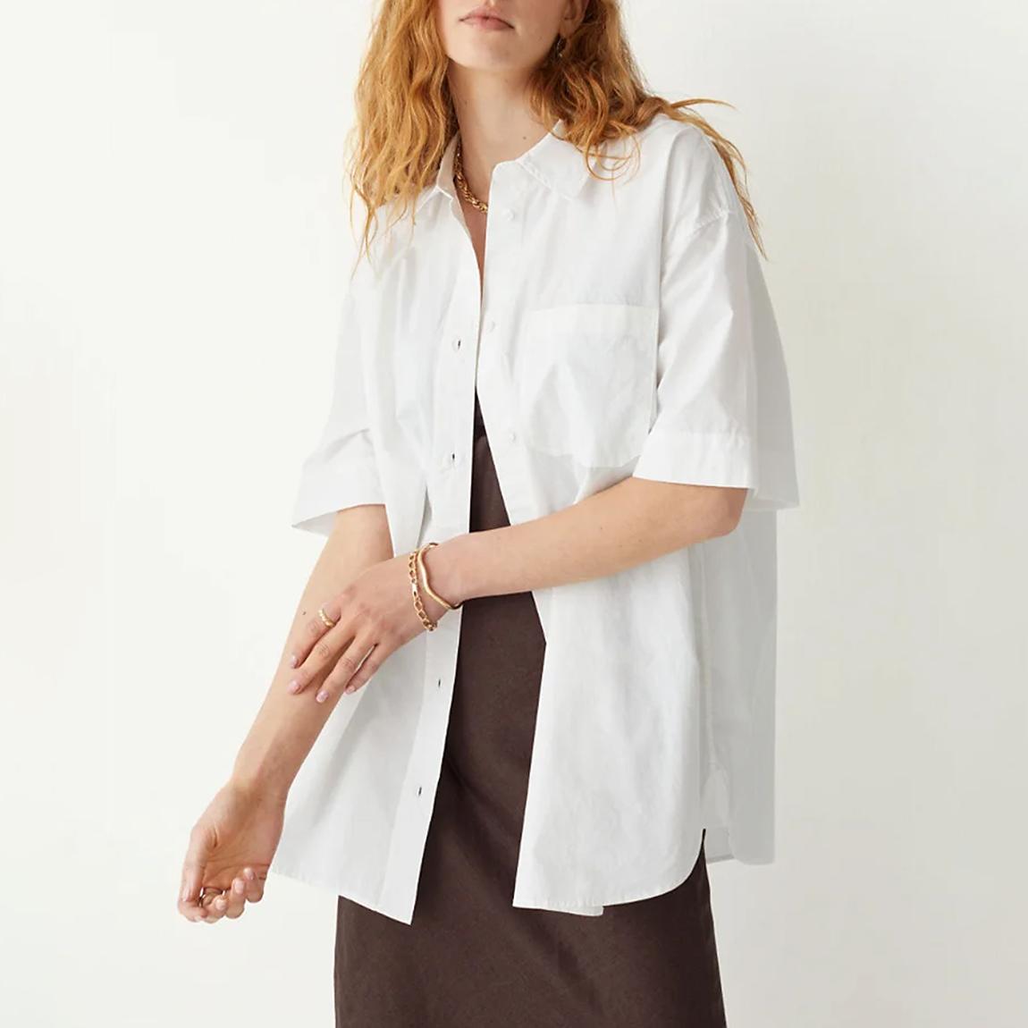 White Sawyer Cotton Shirt main product photo