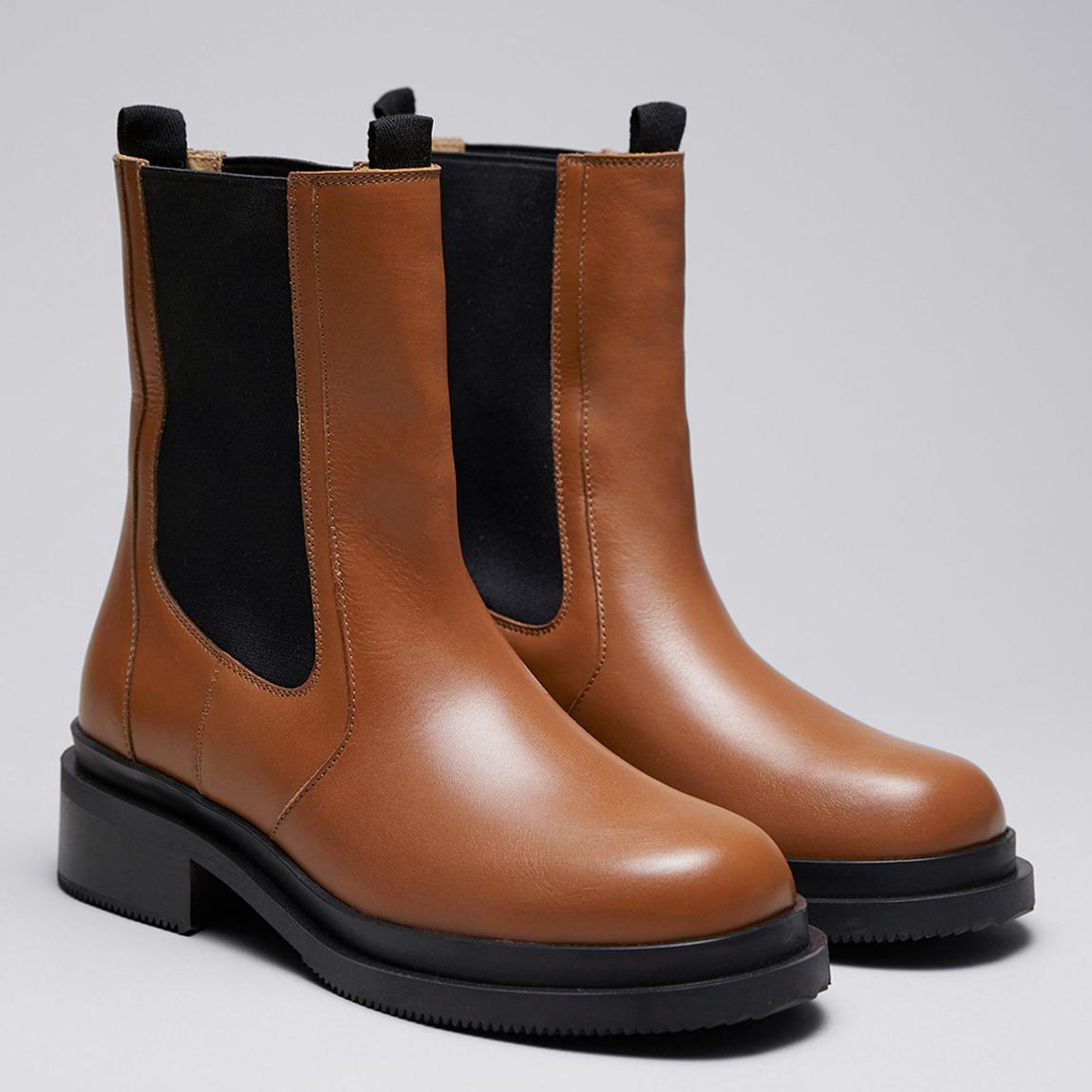 Brown Leather Felina Boot main product photo