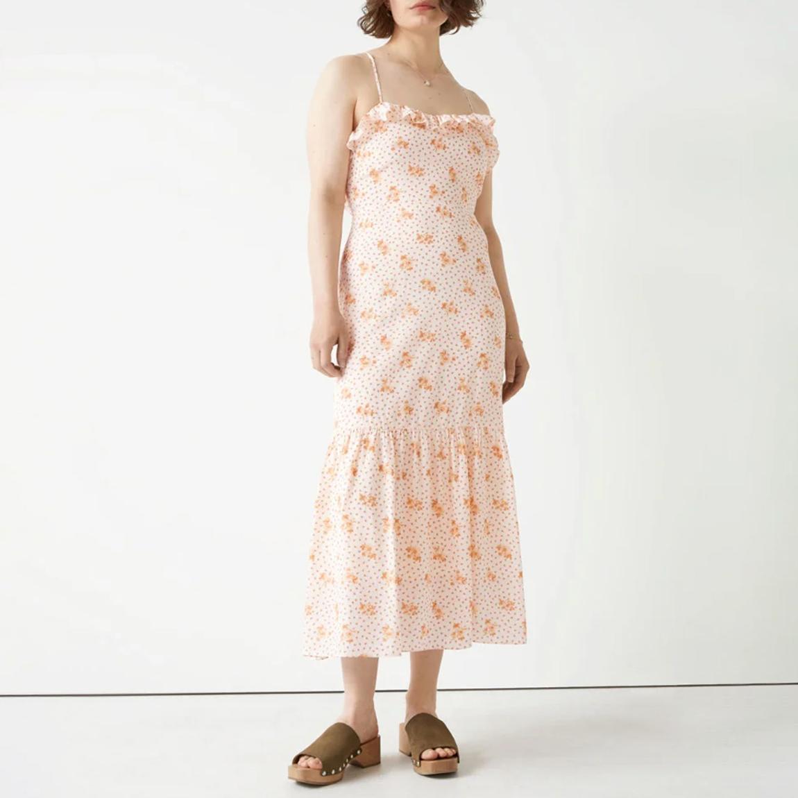 White Oda Midi Dress main product photo