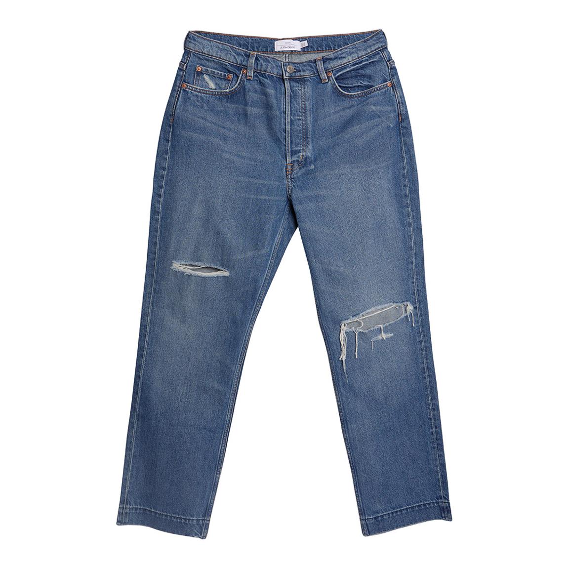 Mid Blue Distressed Jeans main product photo