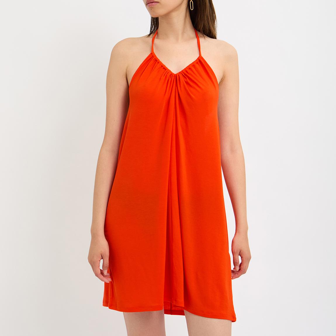Bright Orange Yasmin Mini Dress main product photo