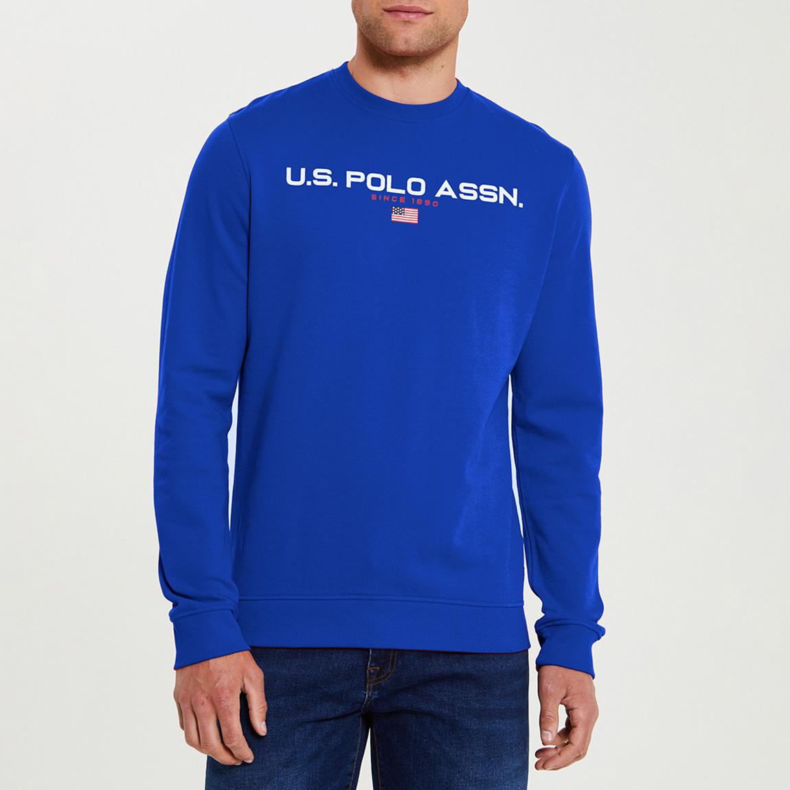 Blue Sport Crew Sweatshirt main product photo