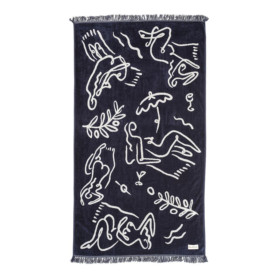 The Beach Towel, Le Basque Red main product photo