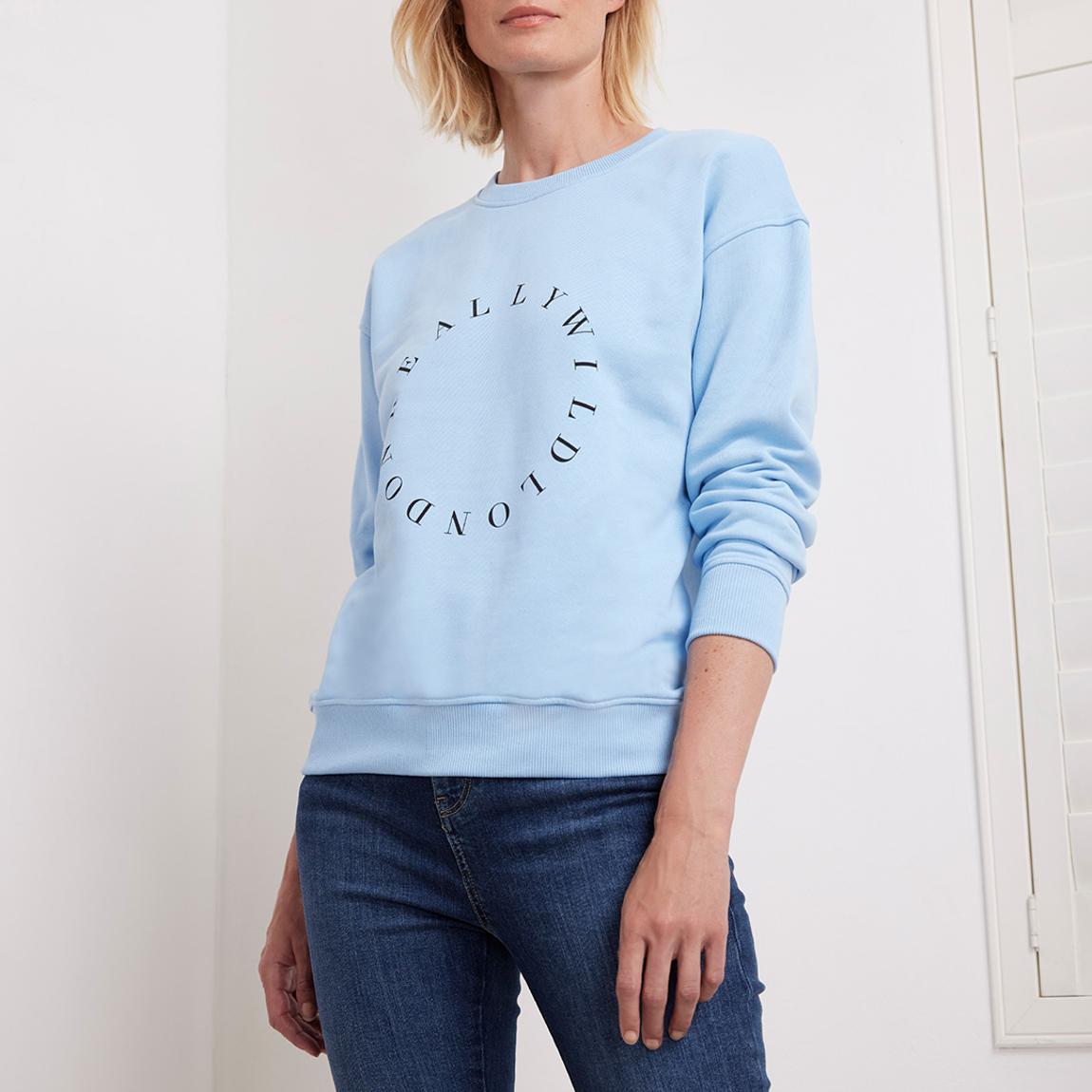 Blue Organic Cotton Sweatshirt main product photo