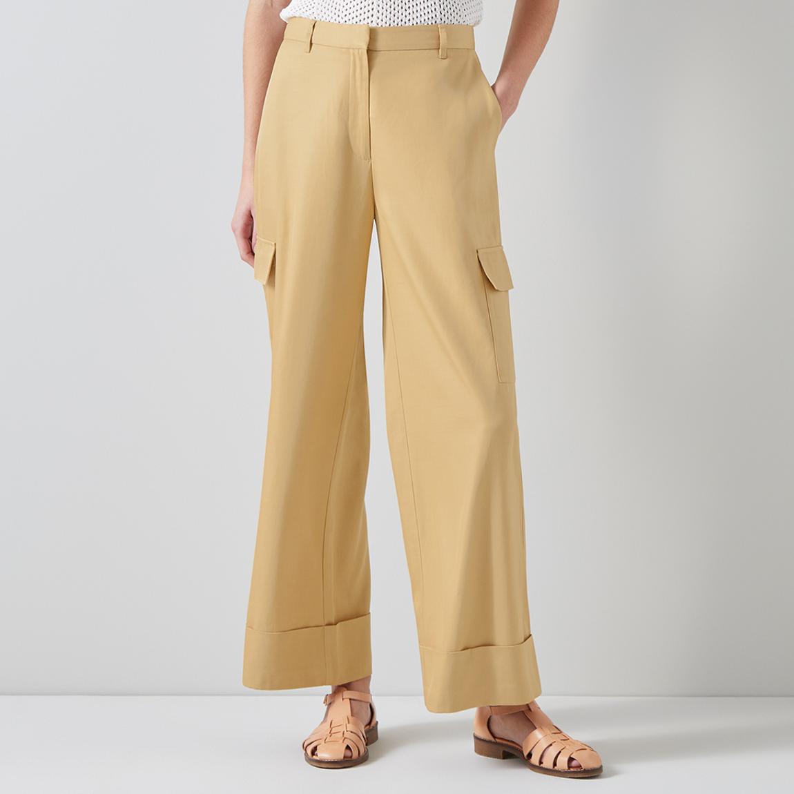 Beige Riviera Cargo Trousers main product photo