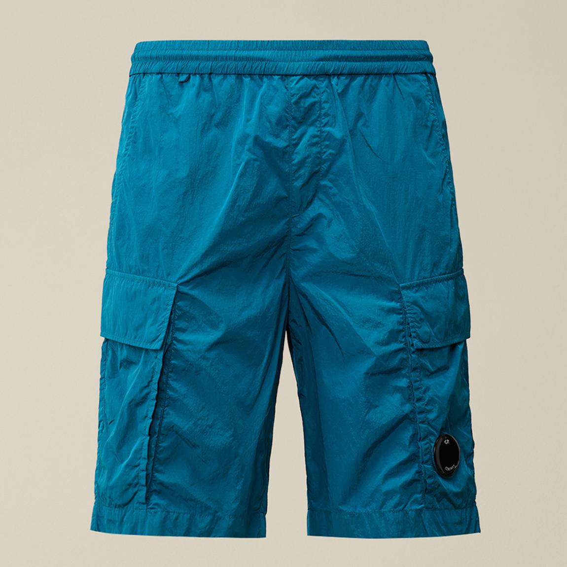 Blue Chrome R Elasticated Cargo Shorts main product photo