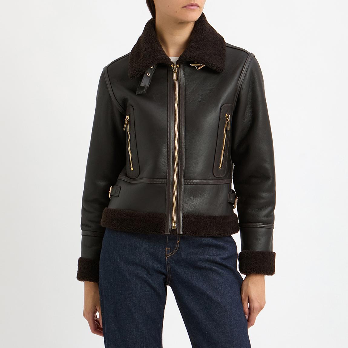 Brown Shearling Aviator main product photo