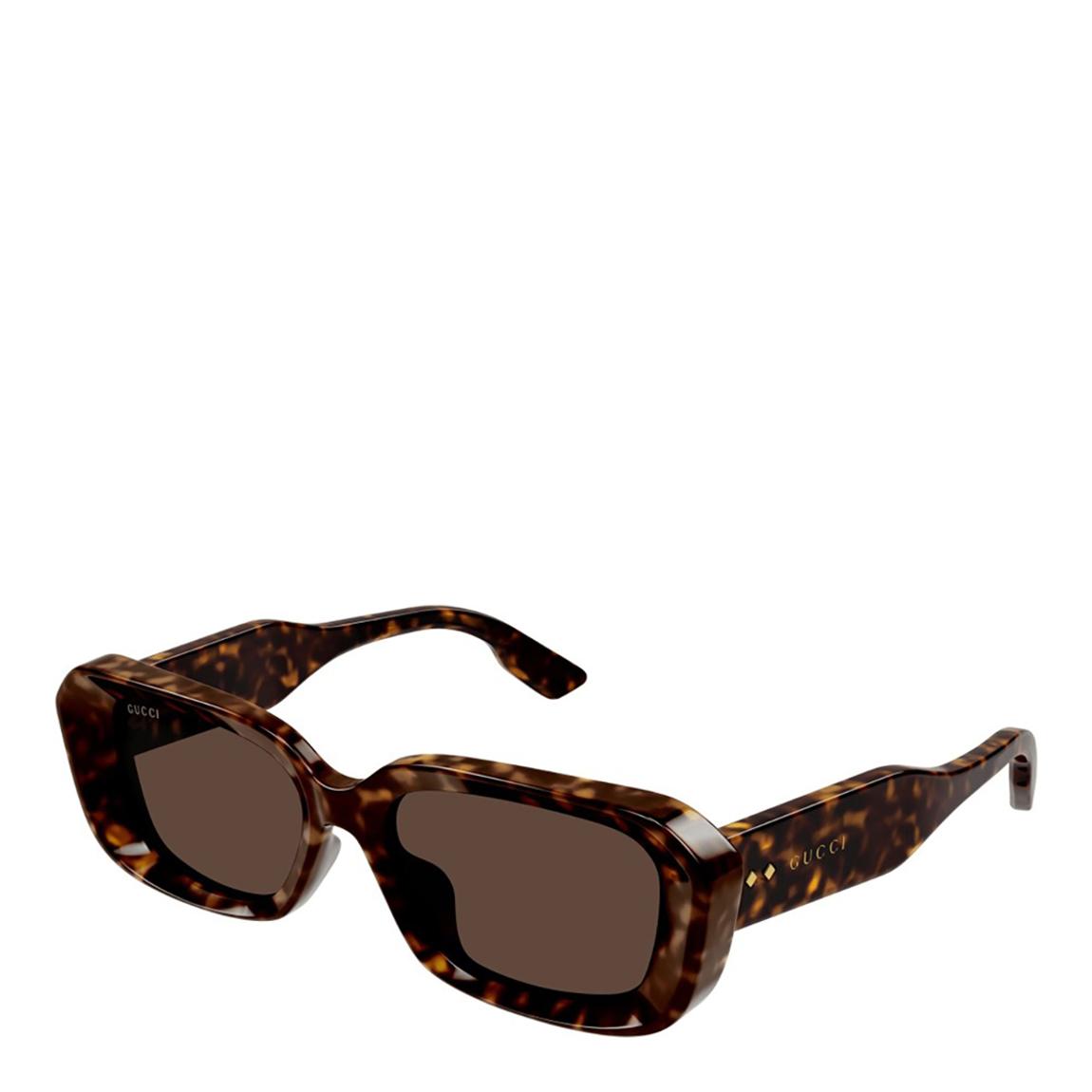 Women's Brown Gucci Sunglasses 54mm main product photo
